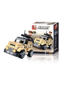 Sluban M38-B0587A 102-Piece Army Patrol Car Building Blocks Set M38-B0587A 102 6+ Years  - Image 2