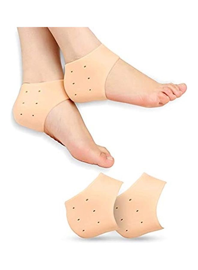 ماركة غير محددة بطانة من جل السيليكون لتخفيف آلام تورم الكعب بيج  - Image 1
