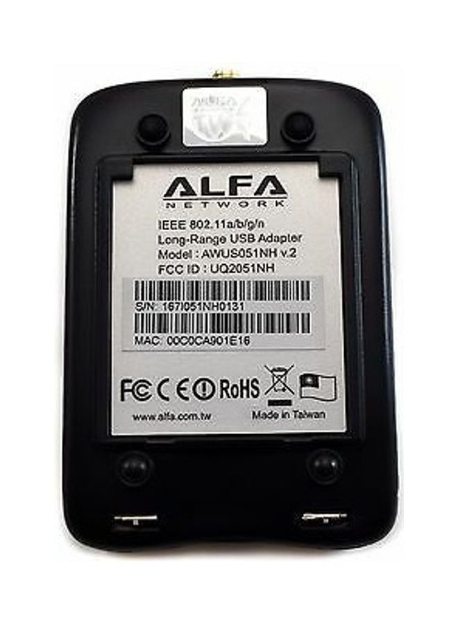 ALFA - AWUS051 NH Dual-Band Wireless USB Adapter 2.4GHz/5GHz Multicolour - Image 1