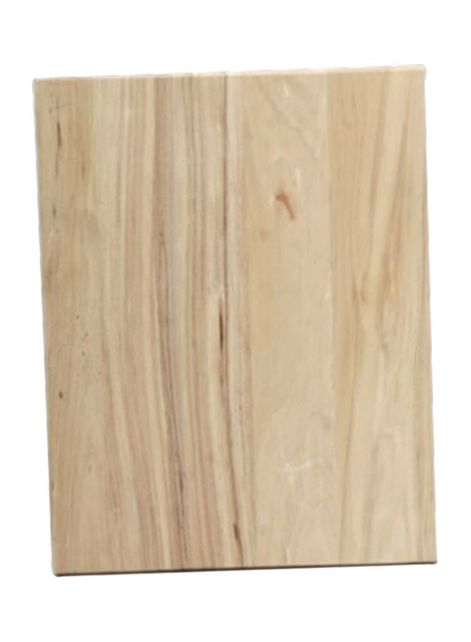 Squalo Wooden Rectangular Modern Meat And Fruit Slicing Table Beige 36x28cm - Image 4