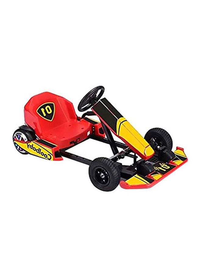 Cool Baby Crazy Drift Go Electric Ride-On Cart Red 105x34x80cm - Image 1