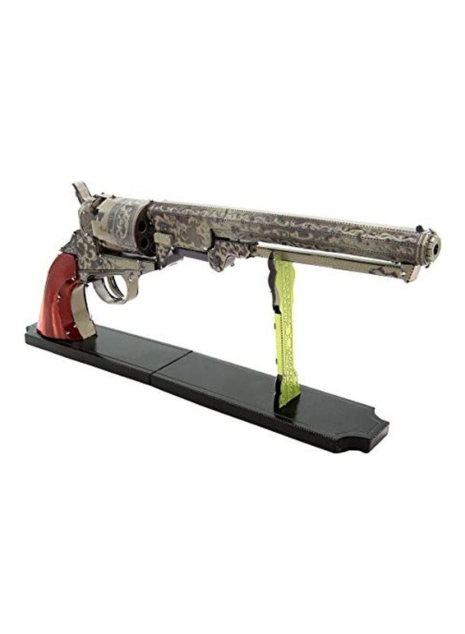 Fascinations Metal Earth Wild West Revolver 3D Model Kit 5.91x0.87x2.44inch  - Image 1