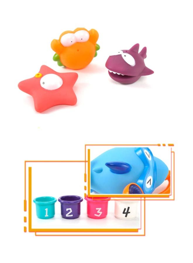 Beauenty Soft Rubber Marine Animals Baby Bath Toys 35x14x26cm - Image 2