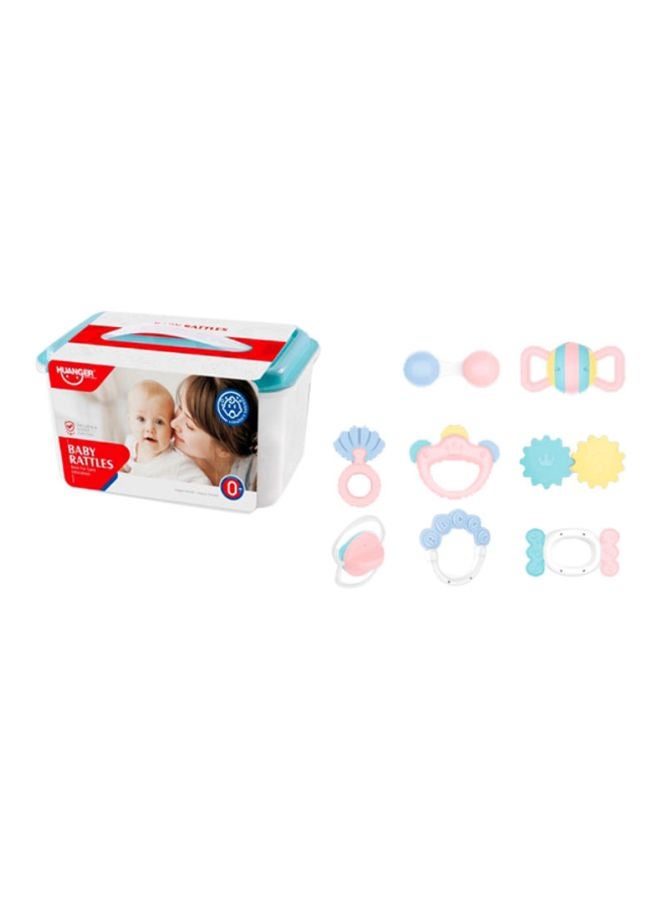 HUANGER - 8-Piece Teether Rattle Toys Set 20.5x11x14.2cm - Image 1
