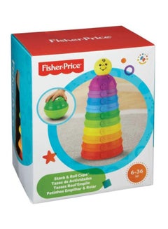 Fisher-Price Stack And Roll Cups Toy W4472  - Image 2