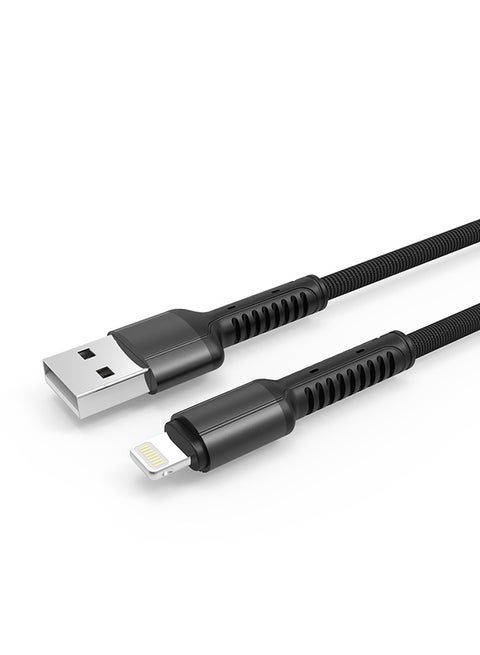 Lightning To USB Data Sync And Charging Cable Black