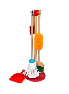 Melissa & Doug 6-Piece Durable Sturdy Portable Lightweight Dust Sweep Mop House Cleaning Set 12.7x27.94x71.12cm  - Image 3