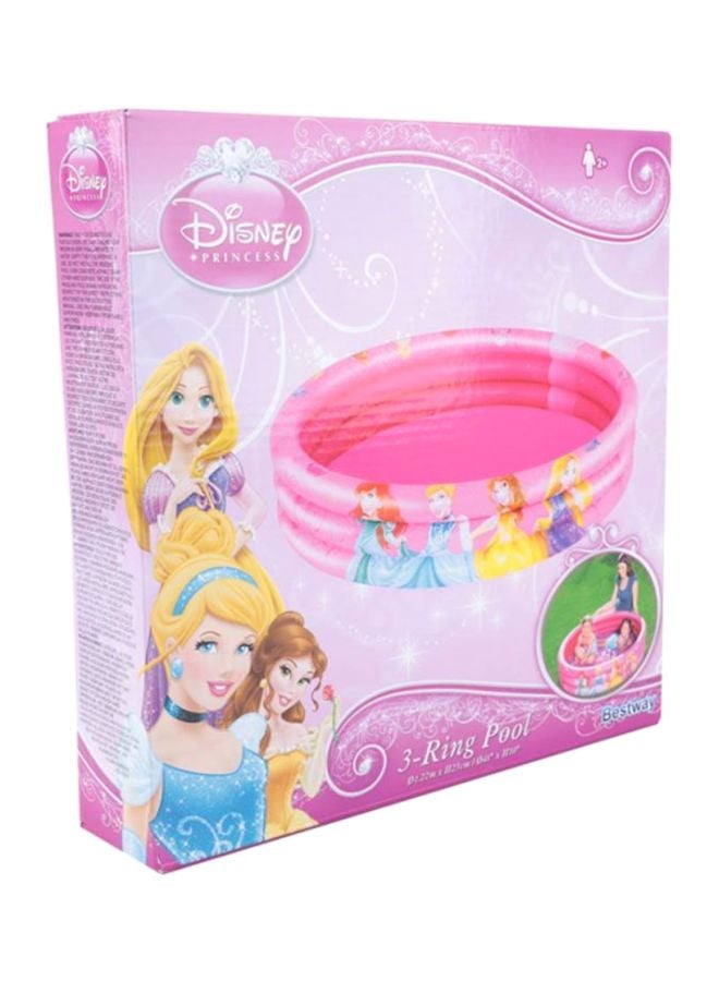 Bestway Disney Princess 3 Ring Paddling Pool 122x25cm - Image 4
