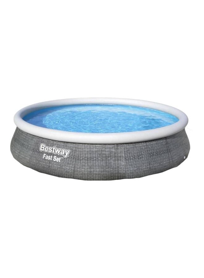 Bestway Fast Set Inflatable Round Swimming Pool 396x84cm - Image 1