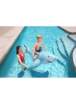 Inflatable Realistic Shark Ride On Float 41405_20 183x102cm - view 2