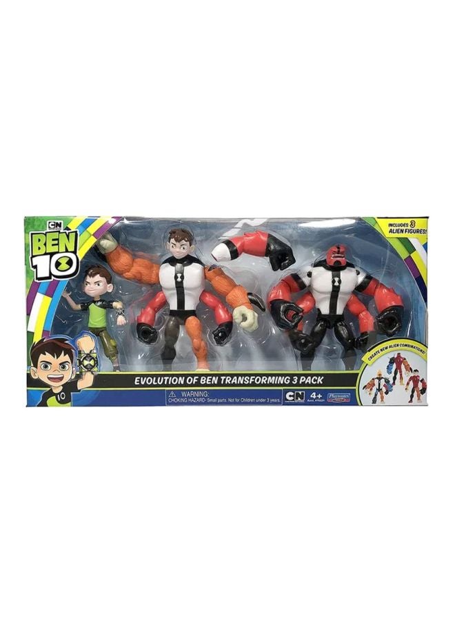 بن تن مجموعة ألعاب تمثل تطور تحول بن من 3 مجموعات