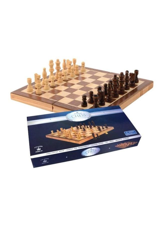 كانجرو طقم شطرنج خشبي قابل للطي مزود بمغناطيس للإغلاق - Image 4