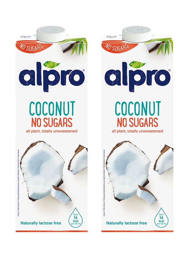 Coconut No Sugars 1Liters Pack of 2