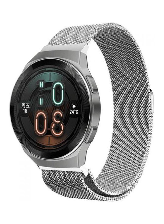 Bikson Loop Strap Wrist Band For Smart Watch Huawei GT2 / GT - Sonic 46mm Silver - Image 1
