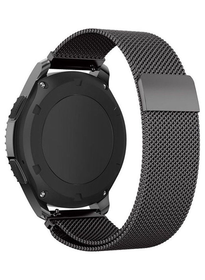 Bikson Stainless Steel Loop Strap Wrist Band For Smart Watch Huawei GT2 / GT - Space 46mm Black