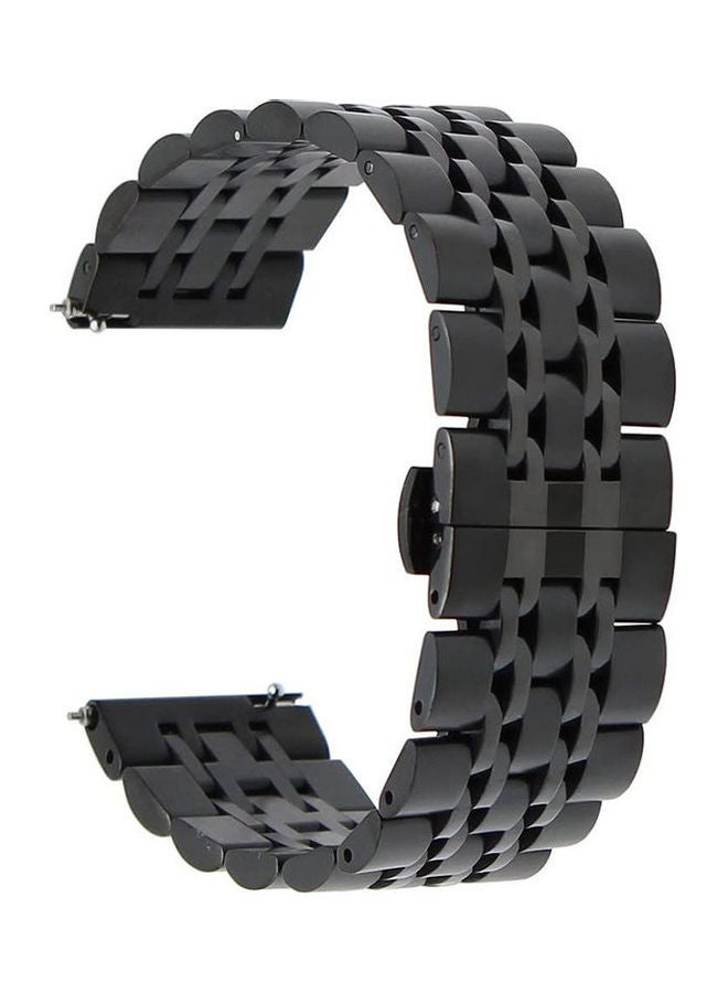 Metal Stainless Steel Strap Band For Huawei Smart Watch GT2 And GT  / Honor Magic 2 - 46mm Black 