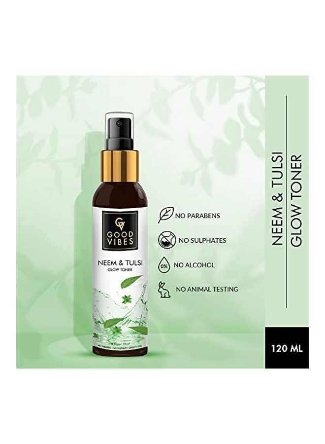 Good Vibes - Neem and  Tulsi Toner for All Skin Types 120ml - Image 1