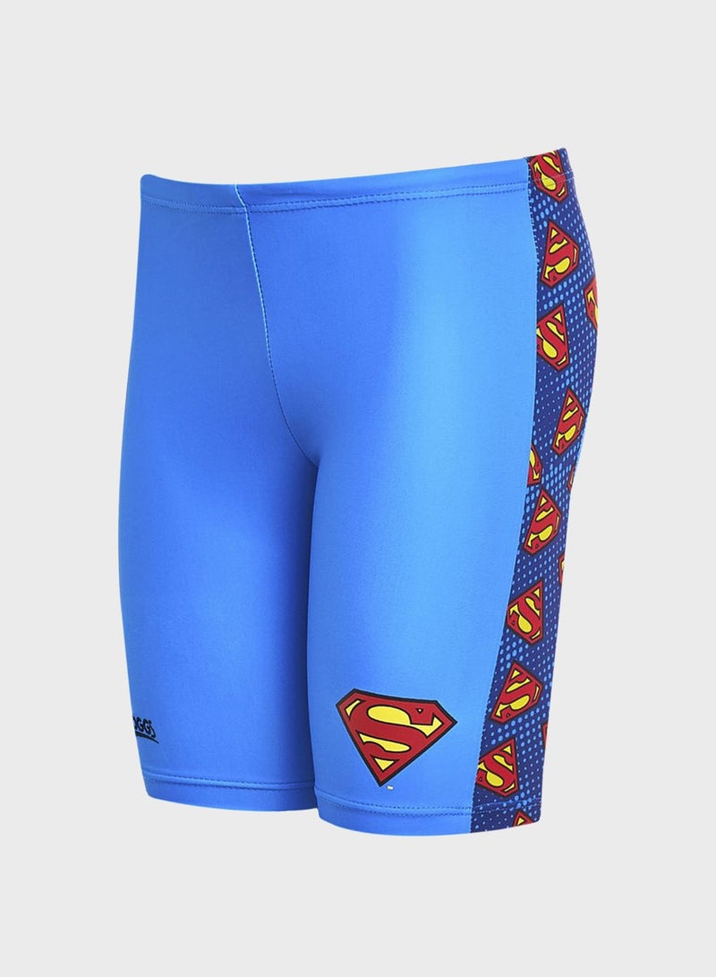ZOGGS Superman Pogo Swimming Shorts Blue  - Image 1