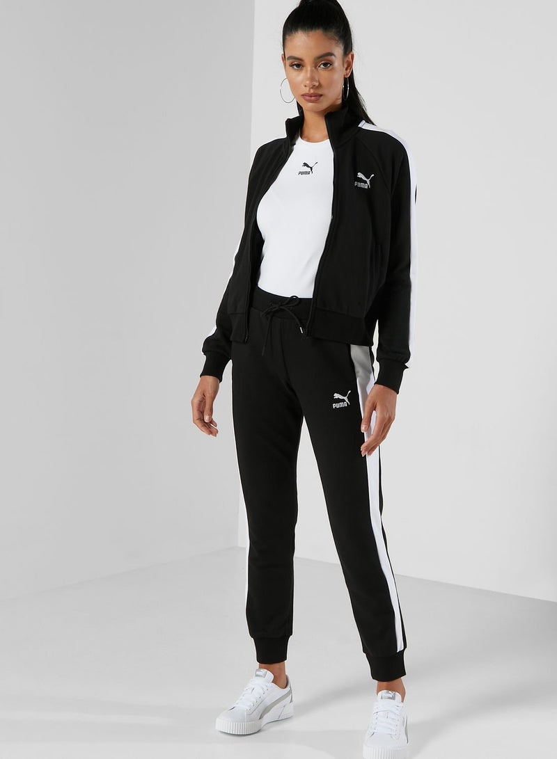 PUMA - Iconic T7 Track Pants Black - Image 1