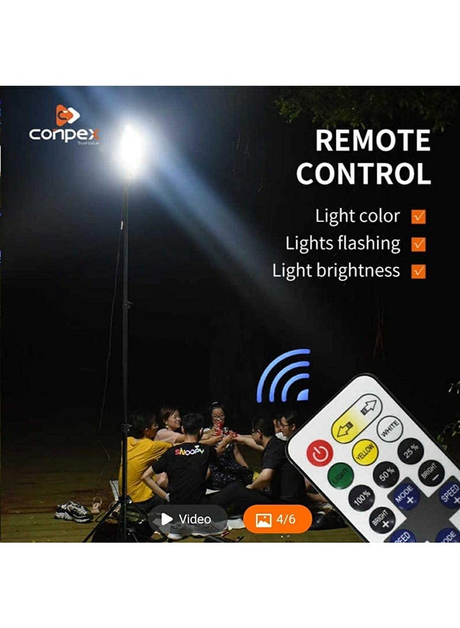 360 لايت مصباح تخييم محمول يتميز في تصميمه المتداخل الأجزاء ومرفق بضوء LED 5متر - Image 3