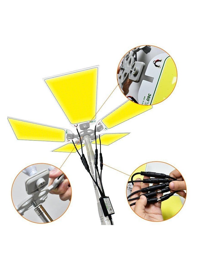 360 لايت عمود انارة للتخييم يعمل بجهاز تحكم عن بعد 5متر - Image 4