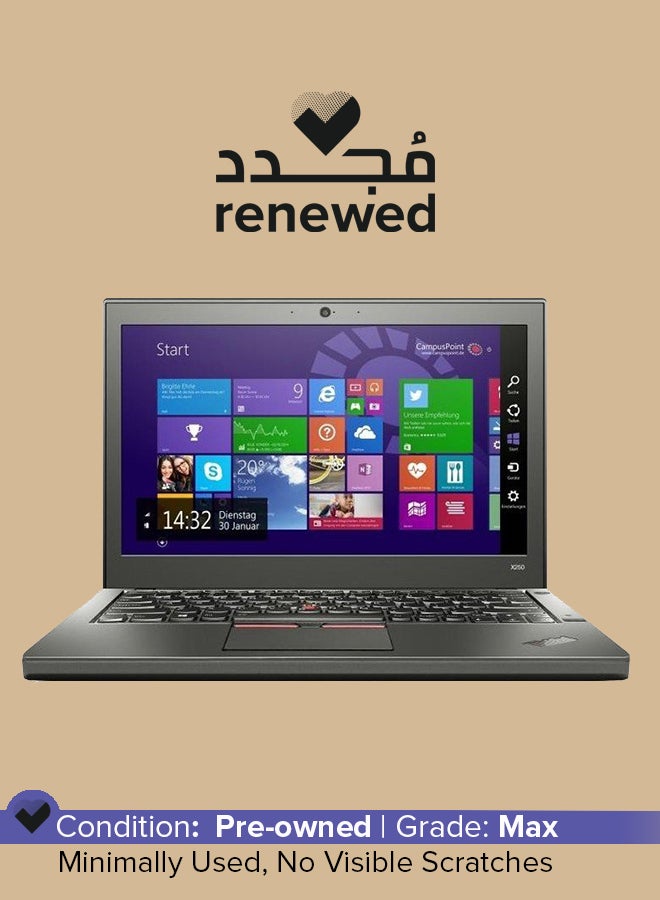 Lenovo Renewed - Thinkpad X250 (2015) Laptop With 12.5-Inch Display,Intel Core i5 Processor/5th Gen/8GB RAM/256GB SSD/ Intel HD Graphics 5500 Black Black Black - Image 1