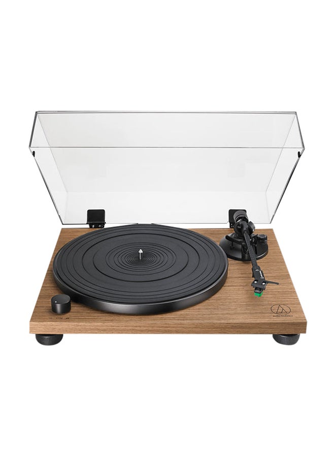 audio-technica Fully Manual Belt-Drive Turntable AT-LPW40WN Black/Brown  - Image 1
