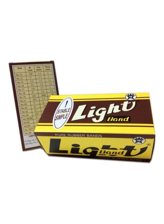 لايت مجموعة أربطة شعر مطاطية مُكونة من 3 قطع أصفر - Image 3