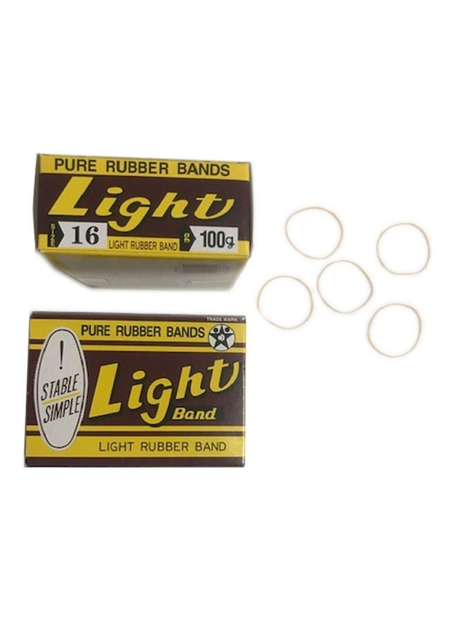 لايت مجموعة أربطة مطاطية مكونة من قطعتين . بني - Image 1