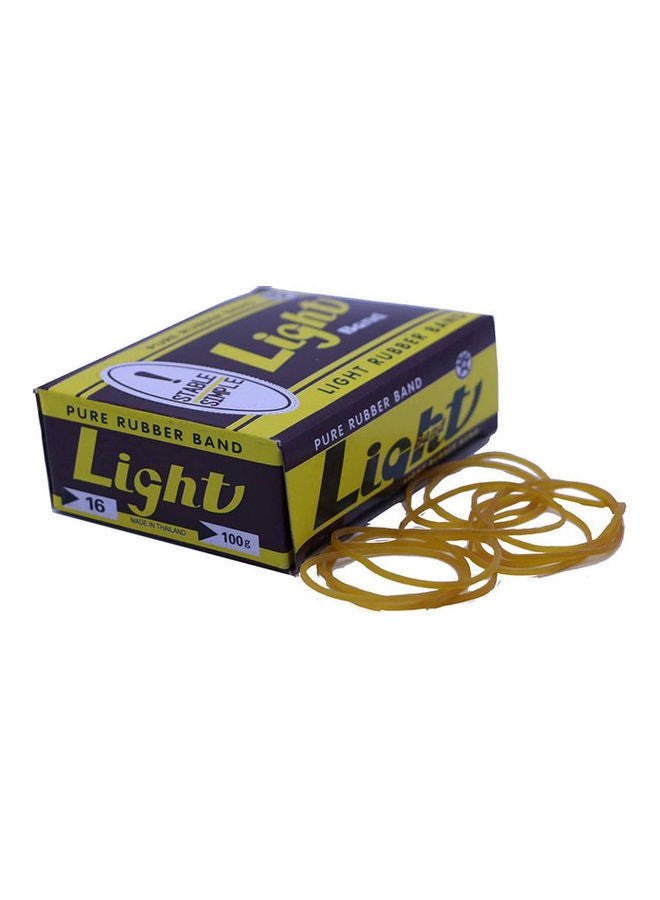 لايت مجموعة أربطة مطاطية مكونة من قطعتين . بني - Image 3