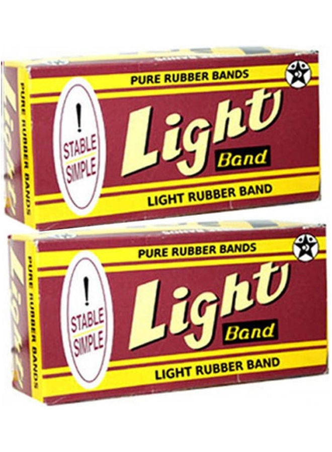 Light 2-Pack Rubber Band Yellow  - Image 1