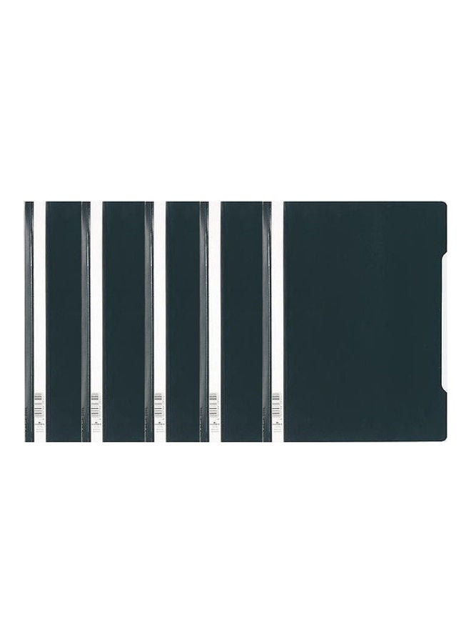 ديورابل مُجلد ملفات من 5 قطع أسود - Image 1