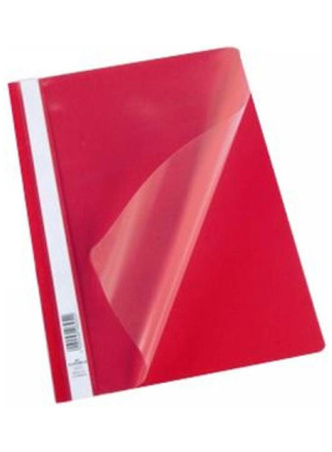 ديورابل مجلد ملفات من 5 قطع أحمر - Image 3