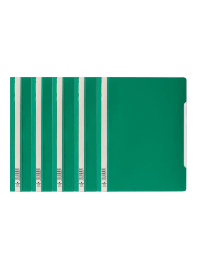 Durable 5-Piece File Folder Green - Image 1