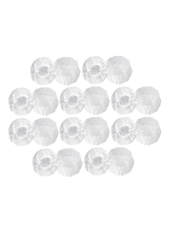 A TO Z 20 Pieces Disposable Ear Pads White - Image 1