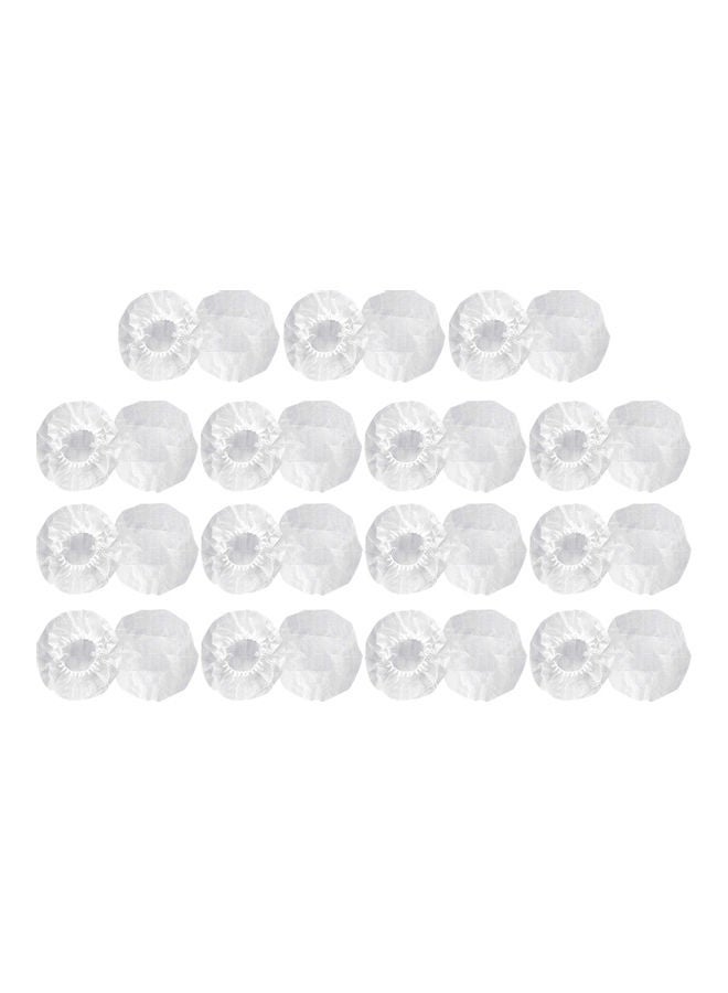 A TO Z 30 Pieces Disposable Ear Pads White  - Image 1