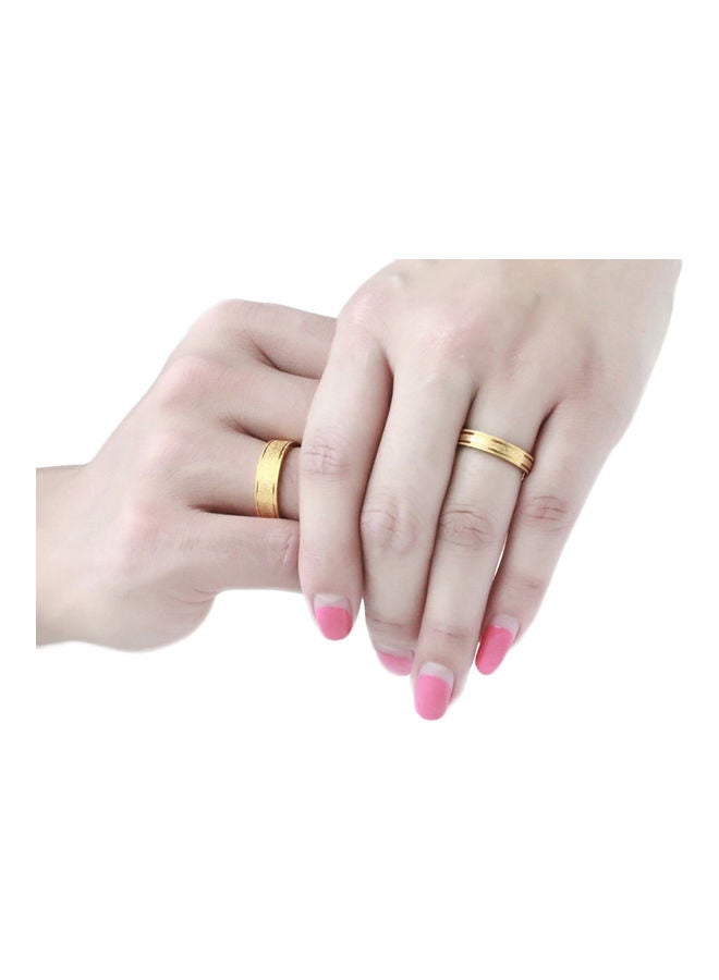 JOLLY Studded Twist Couple Rings  - Image 2