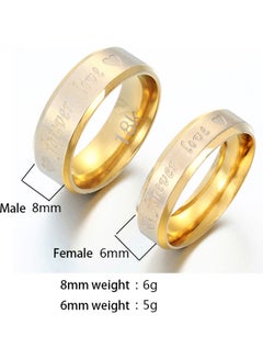 JOLLY Studded Twist Couple Rings  - Image 2