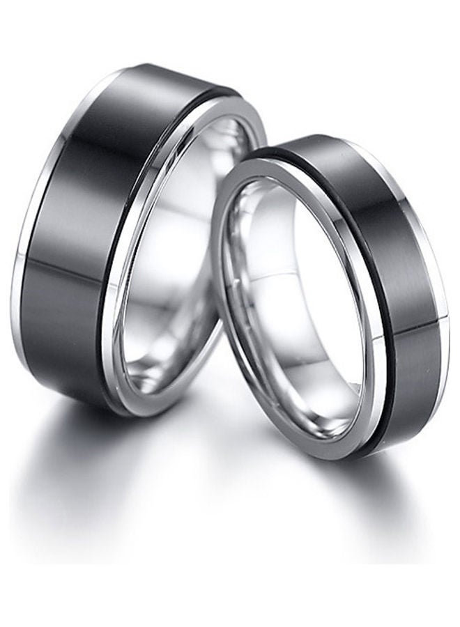 جولي زوج من الخواتم بتصميم ملتف مرصع بالأحجار - Image 1