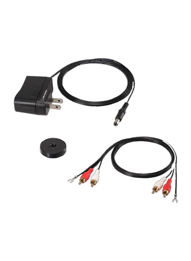 audio-technica Fully Manual Belt-Drive Turntable AT-LPW40WN Black/Brown  - Image 5