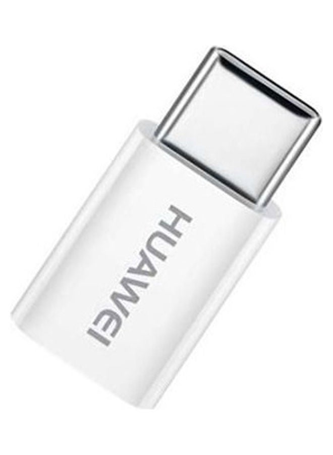 محول USB Type-C أبيض