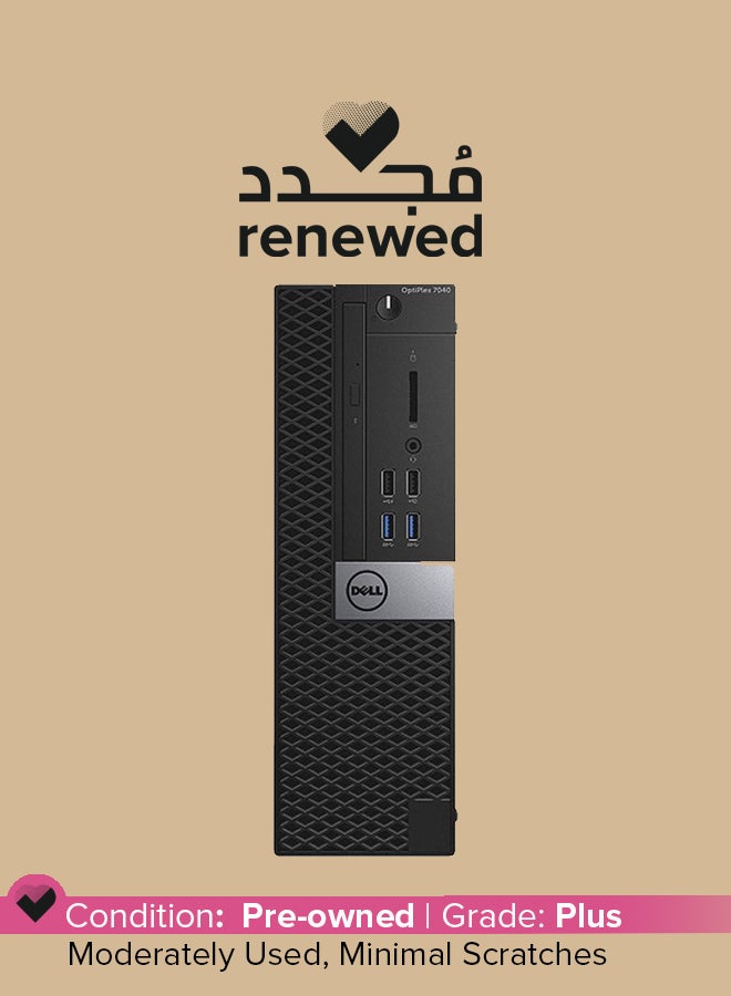 DELL Renewed - Optiplex 7040 a (2016) Business Desktop,Intel Core i5 Processor/6th Gen/8GB RAM/1TB HDD/Windows 10 Pro Small Form Factor Black Black  - Image 1