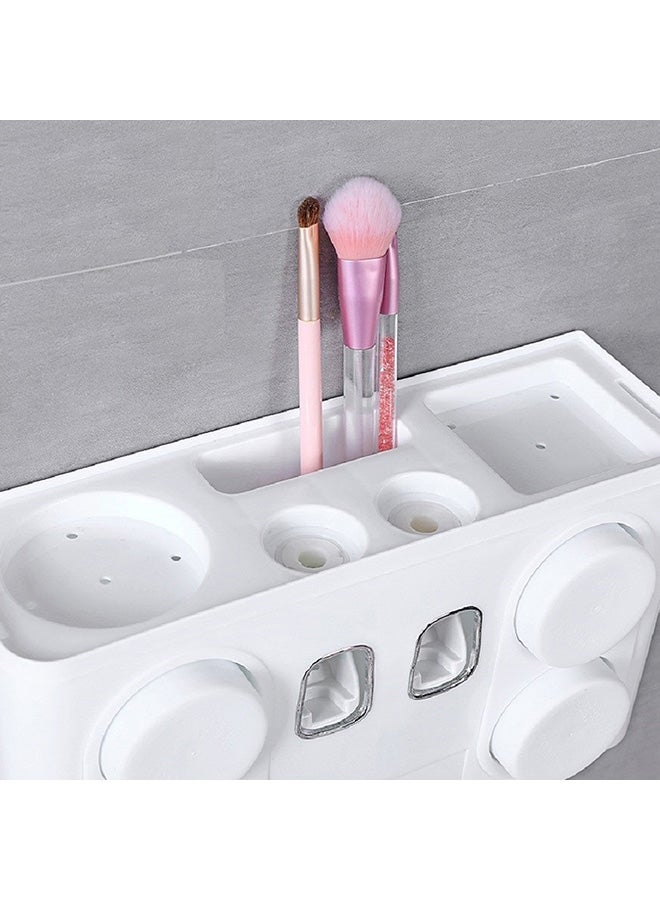 Toothbrush Holder With Mouthwash Cup Set White 31.5 x11 x 18centimeter - Image 5