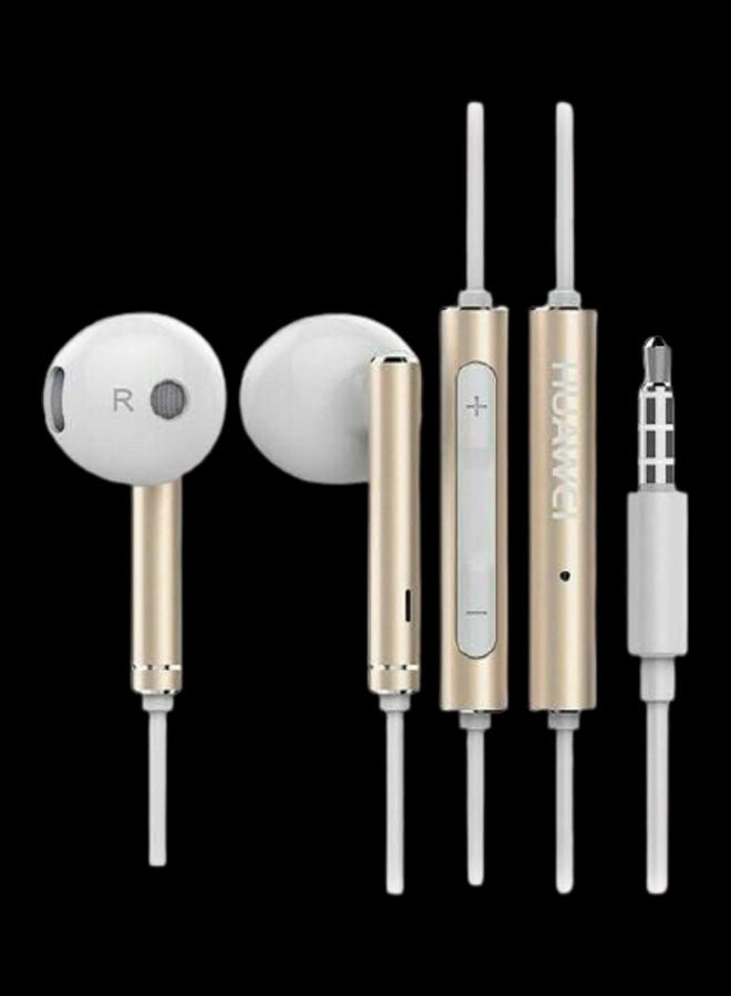 HUAWEI Metal Version Wired On Ear Earphone GoldWhite 