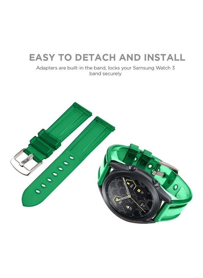 Remson Transparent Silicone Tpu Strap Band Green - Image 5
