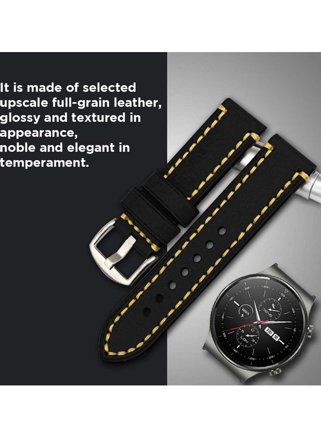 Remson Leather Waxing Oil Strap Band Black - Image 3