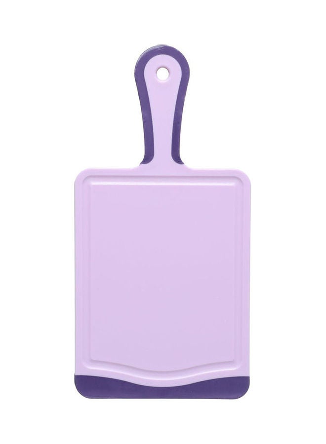 نيو فلام لوح تقطيع صغير من البلاستيك مزود بمقبض بنفسجي داكن وفاتح 0.8x34.8x18سم