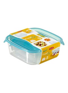 Fresh & Go Square Food Keeper Container Clear 0.25Liters