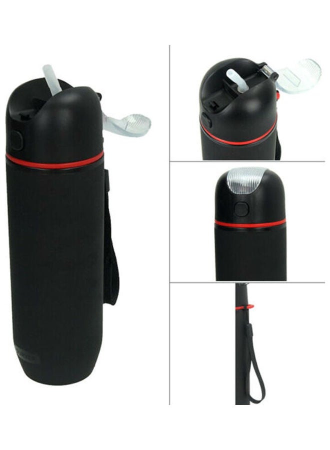 Car Thermos Bottle Black 7.5 x 24 x 7.5cm