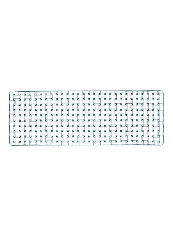 Nachtmann Crystal Rectangular Flat Plate Clear 42cm 